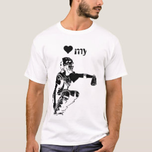 Camiseta coração meu T do coletor