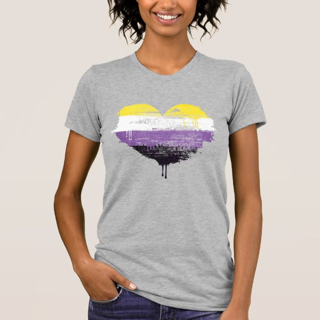 CAMISETA CORAÇÃO NÃO BINÁRIO (Frente)