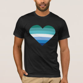 Camiseta Coração Orgulho Gay Masculino