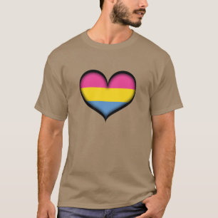 Camiseta Coração Pansexual
