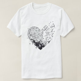 Camiseta Coração Partido