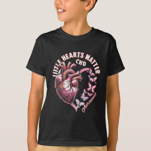 Camiseta Coração Pequeno e namorados Coração Sensibilizado