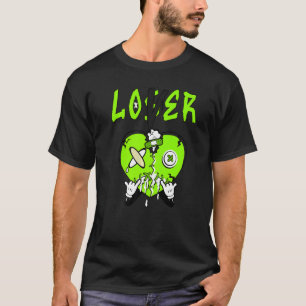 Camiseta Coração Perdedor Verde Elétrico Sexto Corresponden