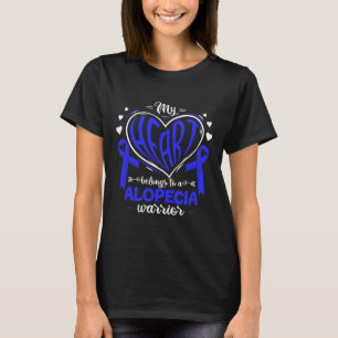 Camiseta Coração Pertence A Um Guerreiro Alopecia