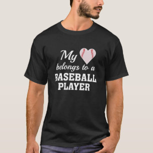 Camiseta Coração Pertence Baseball