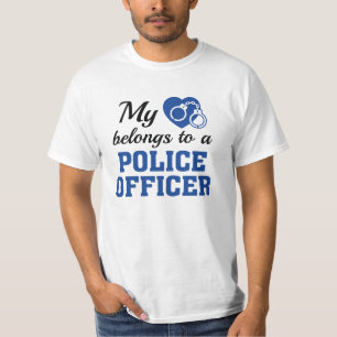 Camiseta Coração Pertence Policial