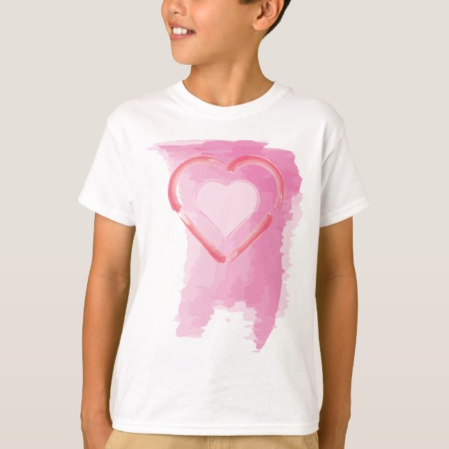 Camiseta Coração Pintado (Frente)
