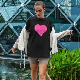 Camiseta Coração Pintado
