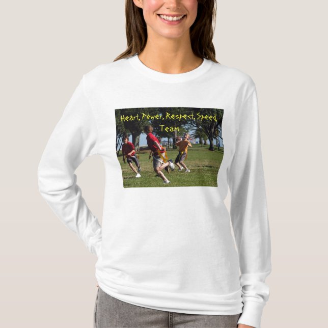 Camiseta Coração, poder, respeito, Spee… (Frente)