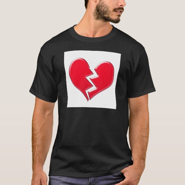 Camiseta Coração quebrado (Frente)