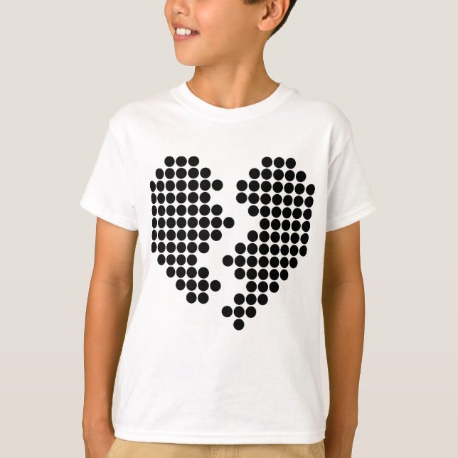 Camiseta Coração quebrado (Frente)