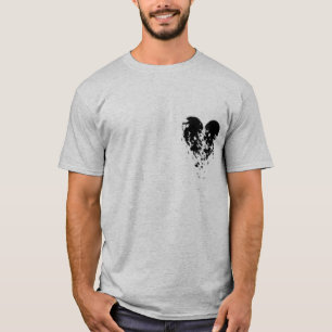 Camiseta Coração quebrado - asas do anjo