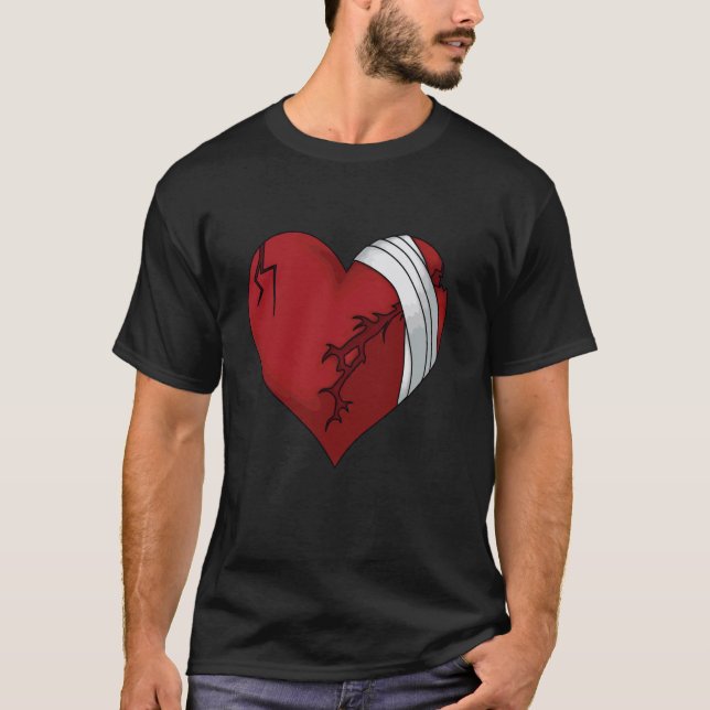 Camiseta Coração Quebrado Single Conscientização D (Frente)