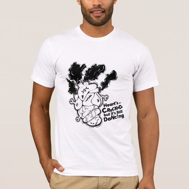 Camiseta Coração rachado (Frente)