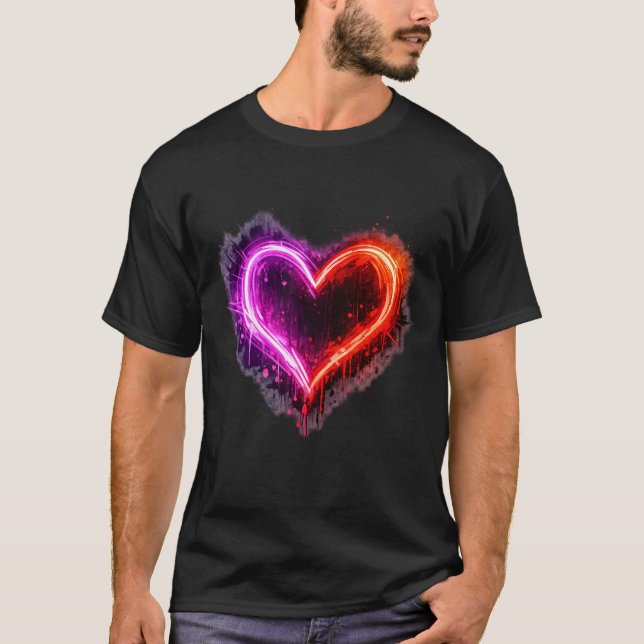 Camiseta Coração Radiante (Frente)