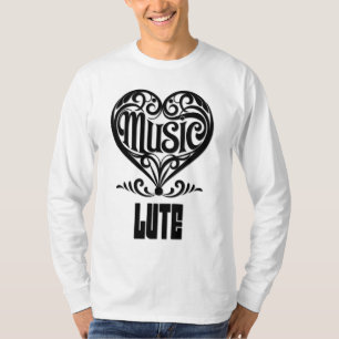 Camiseta Coração rolável elegante para os amantes de Luta