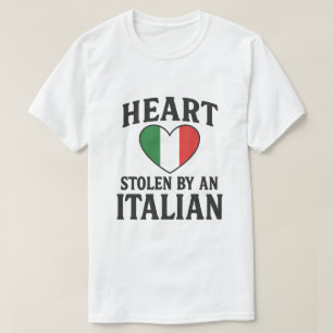 Camiseta Coração roubado por um italiano