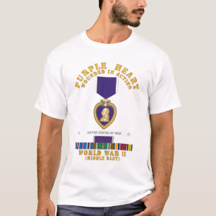 Camiseta Coração Roxo - WIA w WII SVC w Coração Roxo - Médi