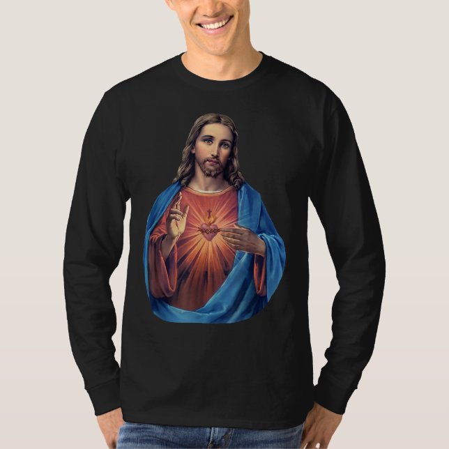 Camiseta Coração Sagrado de Jesus (Frente)