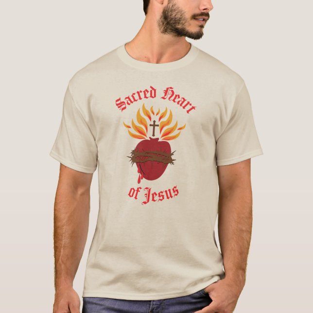 Camiseta Coração Sagrado de Jesus (Frente)