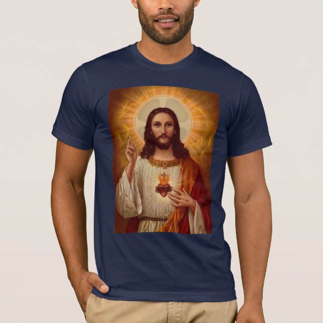Camiseta Coração sagrado de Jesus (Frente)