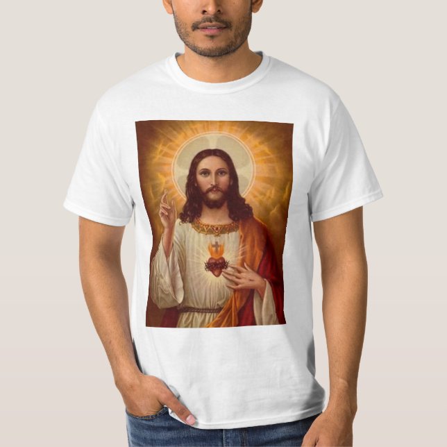Camiseta Coração sagrado de Jesus (Frente)
