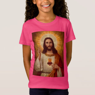 Camiseta Coração sagrado de Jesus