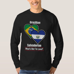 Camiseta Coração Salvadoriano brasileiro sinaliza o que não