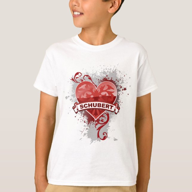 Camiseta Coração Schubert (Frente)