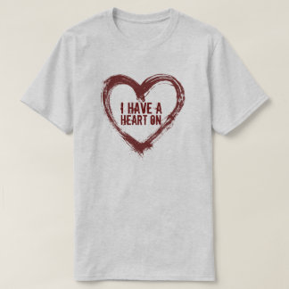 Camiseta Coração sobre