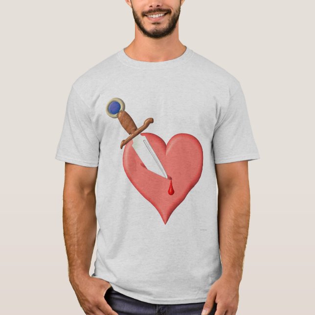 Camiseta Coração Stabbed (Frente)