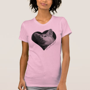 Camiseta Coração T do Corgi