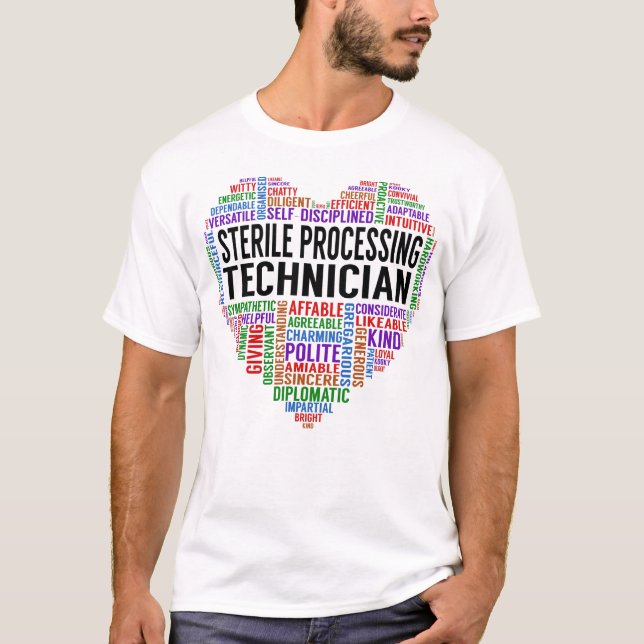Camiseta Coração Técnico de Processamento Estéril (Frente)
