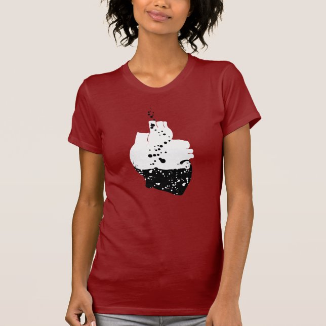 Camiseta coração tóxico (Frente)