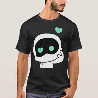 Camiseta Coração Verde do Astronauta Wootteo