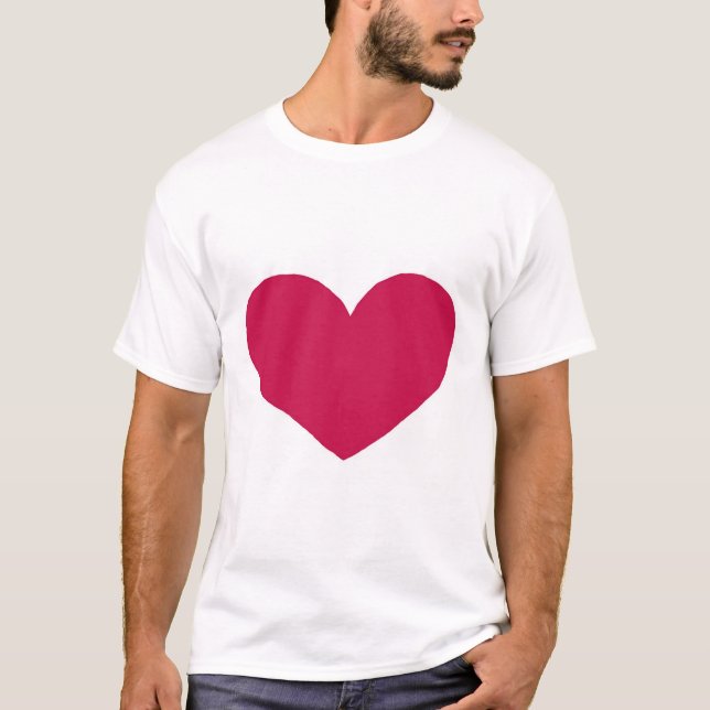 Camiseta Coração vermelho (Frente)