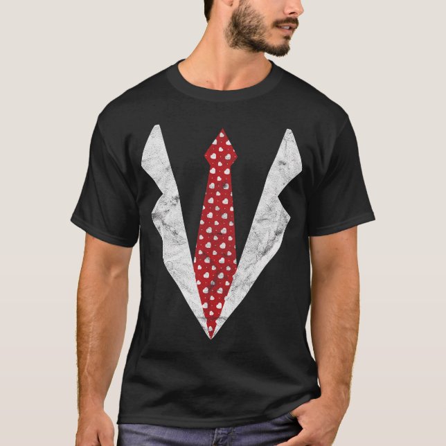 Camiseta Coração Vermelho Engraçado Com Gift Valen Blazer (Frente)