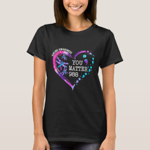Camiseta Coração Você 988 Prevenção ao Suicídio Conscientiz