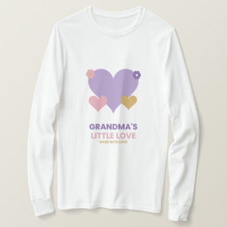Camiseta Coraçãozinho de Amor da Vovó