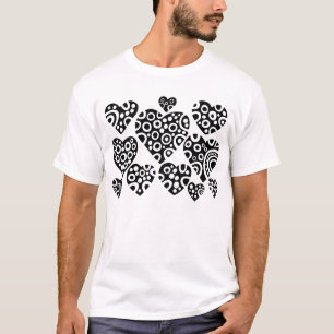 Camiseta Corações