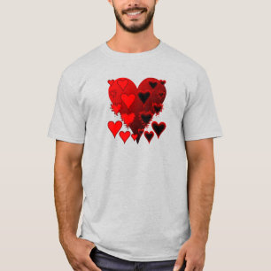 Camiseta Corações