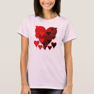 Camiseta Corações