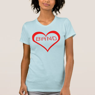 Camiseta Corações bandas