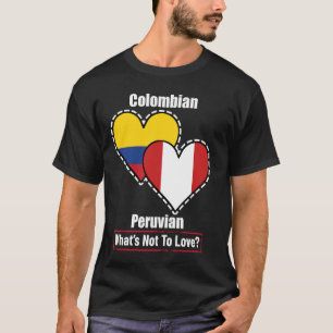 Camiseta Corações Colombianos Peruanos Bandeiras O Que Não