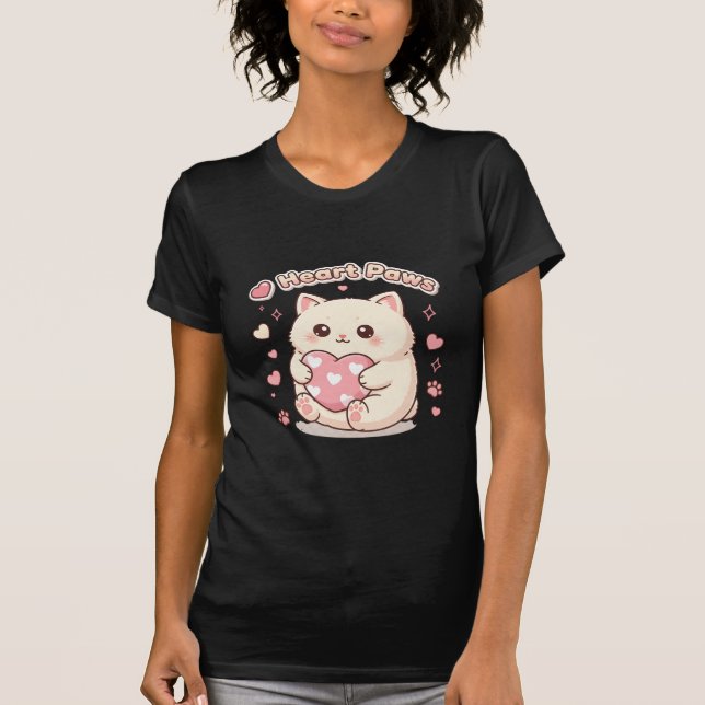 Camiseta Corações com Patas (Frente)
