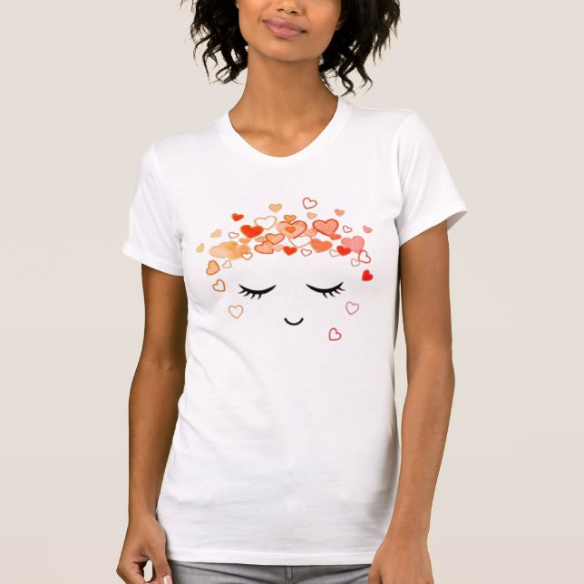 Camiseta Corações Corados (Frente)