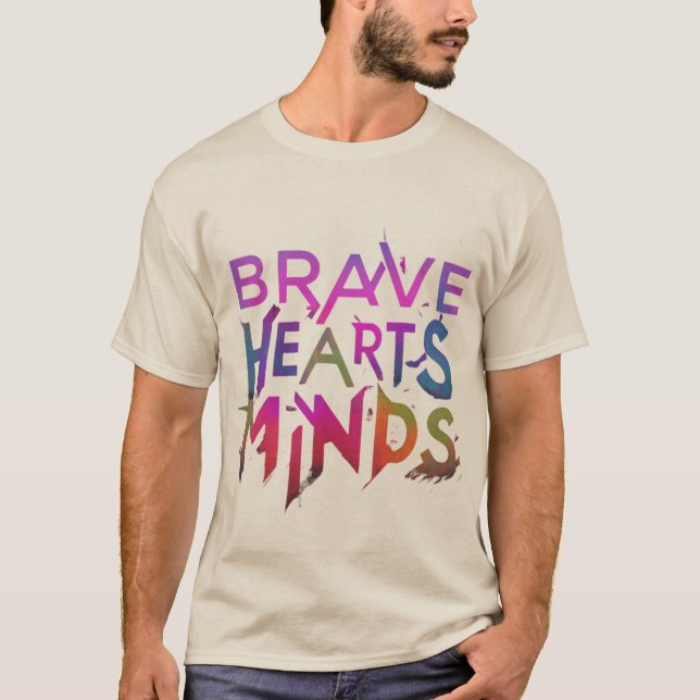 Camiseta Corações Corajosos Sem Mentes (Frente)