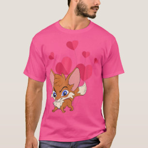 Camiseta Corações da Natureza Animal da Floresta Bela Fo Lo