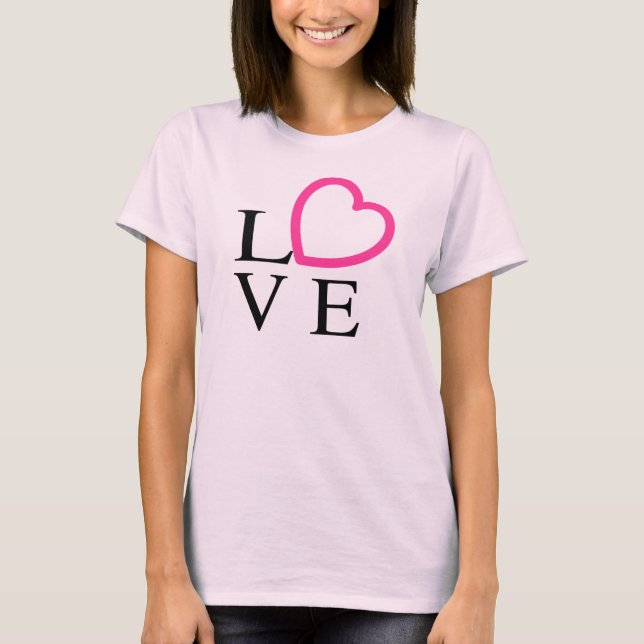 Camiseta Corações de Amor (Frente)