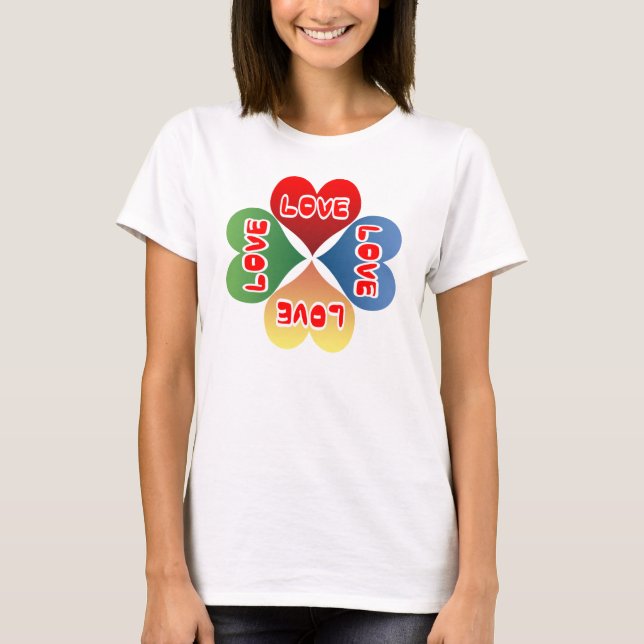 Camiseta Corações de Amor (Frente)